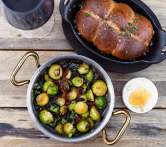 Brussels Sprouts and House Rolls